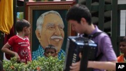 La despedida a Gabriel García Márquez es con música de vallenato, uno de las grandes pasiones del escritor.