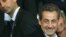 France's former President Nicolas Sarkozy at Parc des Princes stadium, in Paris, France, Sept. 22, 2013. 