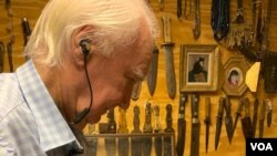 Forrest Fenn in his vault assembling Sitting Bull's original pipe. (Photo: Courtesy Forrest Fenn))