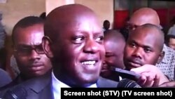 David Simango, ex-presidente do Conselho Municipal de Maputo (screen shot, STV)