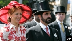 Putri Haya Binti al-Hussein dan Sheikh Mohammed bin Rashid al Maktoum (foto: dok). 