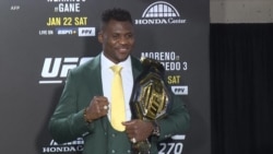 Le Camerounais Francis Ngannou champion du monde UFC pour la 2e fois