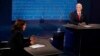 Wakil Presiden AS Mike Pence (kanan) dan Kamala Harris dalam debat Pilpres di Salt Lake City, 7 Oktober 2020 (foto: dok). 