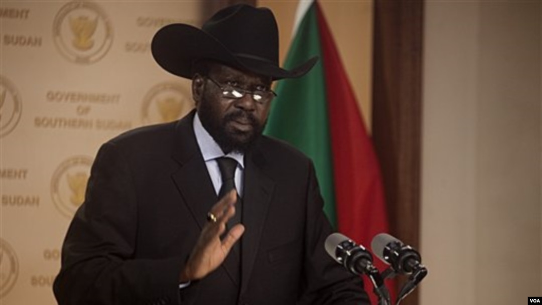 Presiden Sudan Selatan, Salva Kiir menolak seruan Uni Afrika dan PBB untuk menarik pasukan di perbatasan.