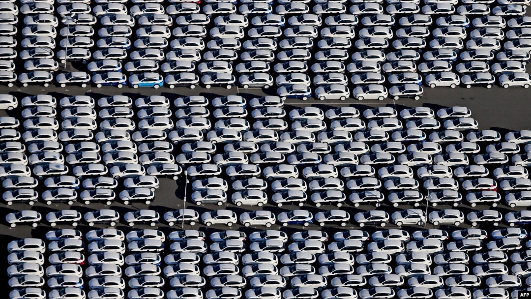 Mobil-mobil baru Porsche di pabrik Porsche di kota Leipzig, Jerman (foto: ilustrasi). 