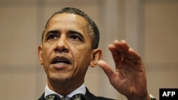 باراک اوباما در پایان جلسه گروه موسوم به G-8 گفت یک برنامه تسلیحاتی برای همه ما مایه نگرانی جدی بود