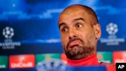 Coach Pep Guardiola