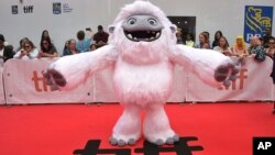 The character Everest from the film “Abominable” appears on the red carpet on day three of the Toronto International Film Festival at Roy Thomson Hall on Saturday, Sept. 7, 2019, in Toronto, Canada.