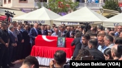 Ayşenur Ezgi Eygi'nin cenaze töreni Didim'de yapıldı.