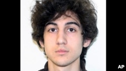 FILE - Boston Marathon bombing suspect Dzhokhar Tsarnaev is seen in a photo provided April 19, 2013, by the Federal Bureau of Investigation.