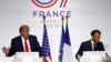 Le président américain Donald Trump et le président français Emmanuel Macron, après leur conférence de presse conjointe au sommet du G7, le lundi 26 août 2019 à Biarritz, dans le sud-ouest de la France.