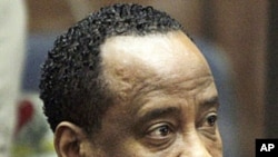 Dr. Conrad Murray, singer Michael Jackson's personal physician, appears in Los Angeles Superior Court, (File).