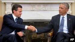 Барак Обама и Энрике Пенья Ньето