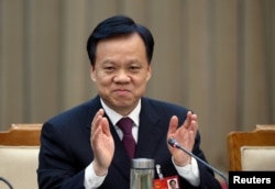 中共贵州省委书记陈敏尔在北京开会（2016年3月6日）