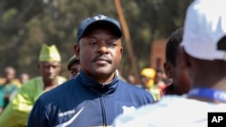 Prezida w'UBurundi, Petero Nkurunziza i Ngozi