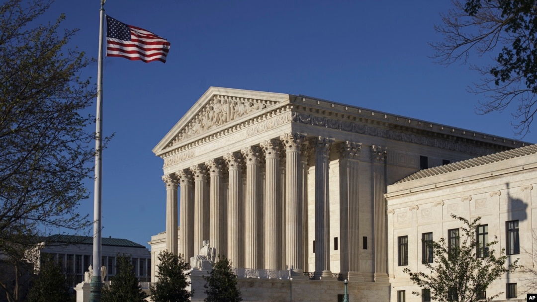 Tối cao Pháp viện Mỹ tại Washington, D.C, ảnh chụp ngày 4/4/2017. 