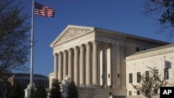 FILE - The U.S. Supreme Court building is seen in Washington, April 4, 2017,