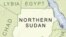 Map of Southern Sudan, Sudan