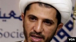 FILE - Sheik Ali Salman, head of the Shi'ite Muslim al-Wefaq Islamic Society.
