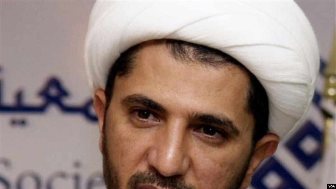 Sheik Ali Salman, ketua partai Islam Shiah Bahraain 'al Wefaq'.