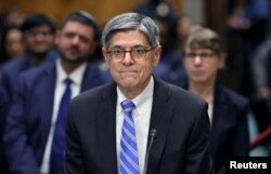 FILE —Jack Lew testifies in a Senate Foreign Relations Committee confirmation hearing for U.S. ambassador to Israel,October 18, 2023.