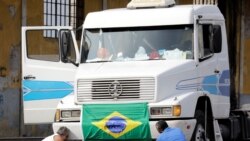 Camionistas marcham para Brasília