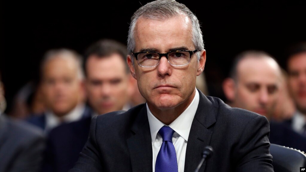 SHBA, largohet zëvendës drejtori i FBI, McCabe