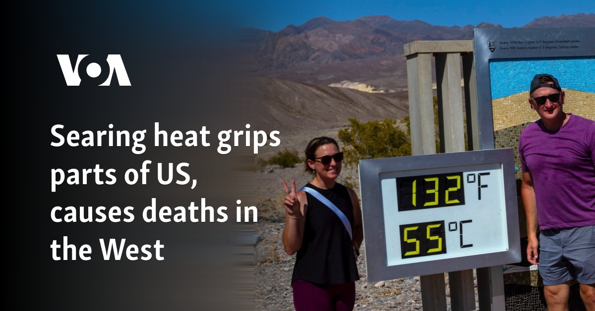 Scorching heat hits parts of the USA and claims lives in the West