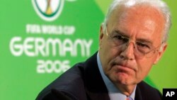 L'Allemand Franz Beckenbauer à Berlin, en Allemagne, le 29 juin 2006.