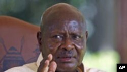 Rais wa Uganda Yoweri Museveni.