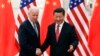 Joe Biden (saat itu masih menjabat sebagai Wapres AS, kiri) saat bertemu dengan Presiden China Xi Jinping di Balai Besar Rakyat China di Beijing, 4 Desember 2013. (Foto: dok).