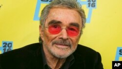 FILE - Actor Burt Reynolds appears at the world premiere of "The Bandit" during the South by Southwest Film Festival in Austin, Texas, March 12, 2016. 