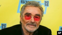 FILE - Actor Burt Reynolds appears at the world premiere of "The Bandit" during the South by Southwest Film Festival in Austin, Texas, March 12, 2016. 