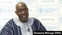 Jacob Ouédraogo, le ministre de l’agriculture à Ouagadougou, Burkina, 21 décembre 2017. (VOA/ Zoumana Wonogo)