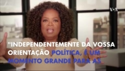 Oprah revelou o seu apoio oficial à candidata Hillary Clinton