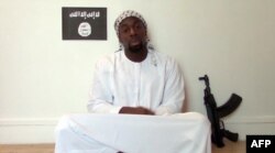 This screengrab taken on Jan. 11, 2015, from a video released on Islamist social networks shows a man allegedly claiming to be Amedy Coulibaly.