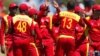 Manifestation anti-gouvernement lors d'un match international de cricket au Zimbabwe