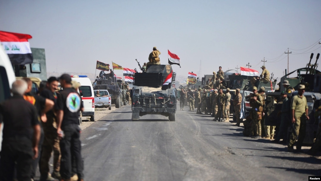 Iračke snage na ulazu u Kirkuk