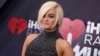 Bebe Rexha arrives at the iHeartRadio Music Awards at The Forum in Inglewood, California, March 11, 2018.