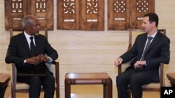 Kofi Annan dilaporkan menjadi penengah pembicaraan tiga negara mengenai persiapan Suriah pasca kekuasaan Presiden Bashar al-Assad (foto:dok)