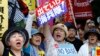 Anti-US Protests in Japan Show Opposition to Abe's Policies