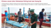 Trung Quốc bác tin đâm chìm tàu cá Việt Nam ở Hoàng Sa