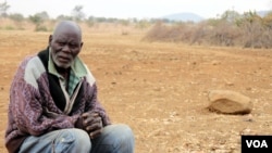 Village headman Kennedy Rusere in Buhera rural district, about 300 kilometers southeast of Harare. The food situation in his village is desperate. (Photo: VOA / Sebastian Mhofu)
