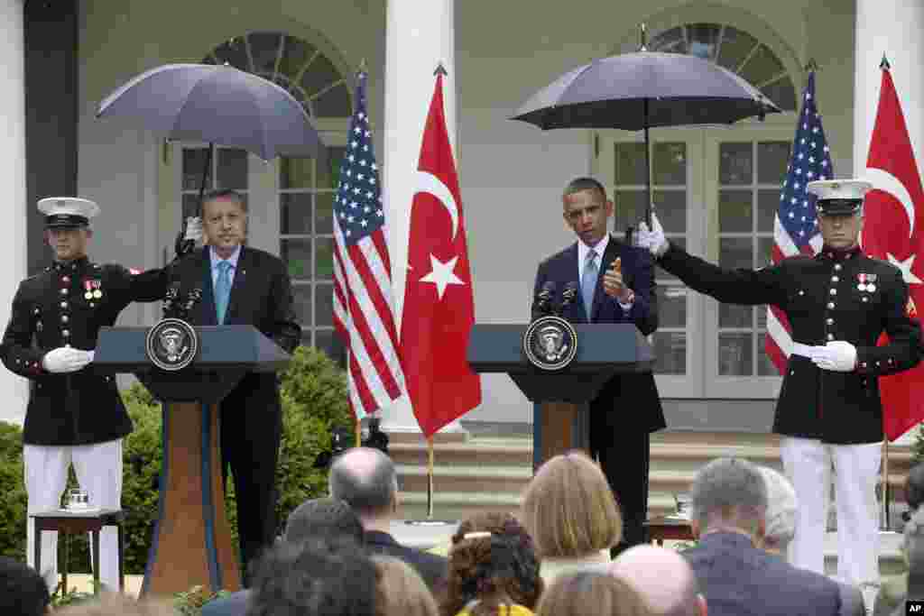 Obama-Erdog&#39;an uchrashuvi... Oq uy, Vashington 