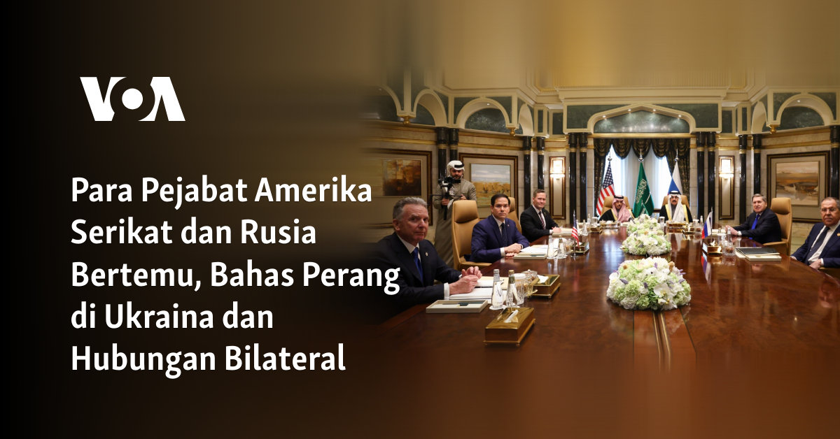 Para Pejabat Amerika Serikat dan Rusia Bertemu, Bahas Perang di Ukraina dan Hubungan Bilateral