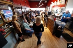 2020 Democratic presidential candidate Sen. Kirsten Gillibrand speaks during a meet and greet with local residents, April 18, 2019, in Indianola, Iowa.