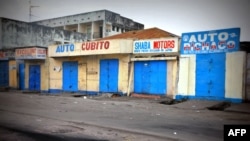 Toko-toko tampak tutup di Kinshasa pada hari ke-4 kerusuhan menentang Presiden Kongo, Joseph Kabila (22/1).