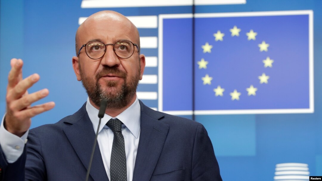 Umukuru w'akanama gakuru k'umuryango w'ubumwe bwa bulaya, Charles Michel 