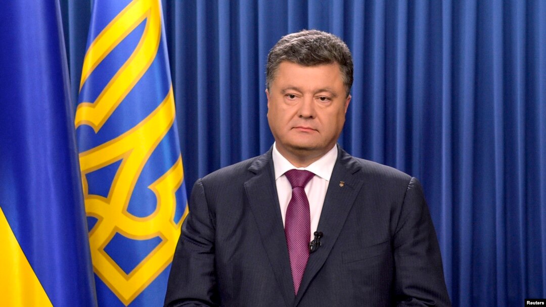 Ukrajinski predsednik Petro Porošenko rasputio parlament, 25. avgust 2014.