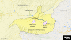 Batikot and Chaparhar districts, Nangarhar province, Afghanistan